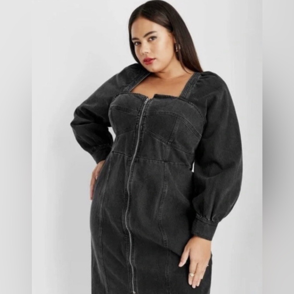 Kahlana Barfield Future Collective Denim Dress